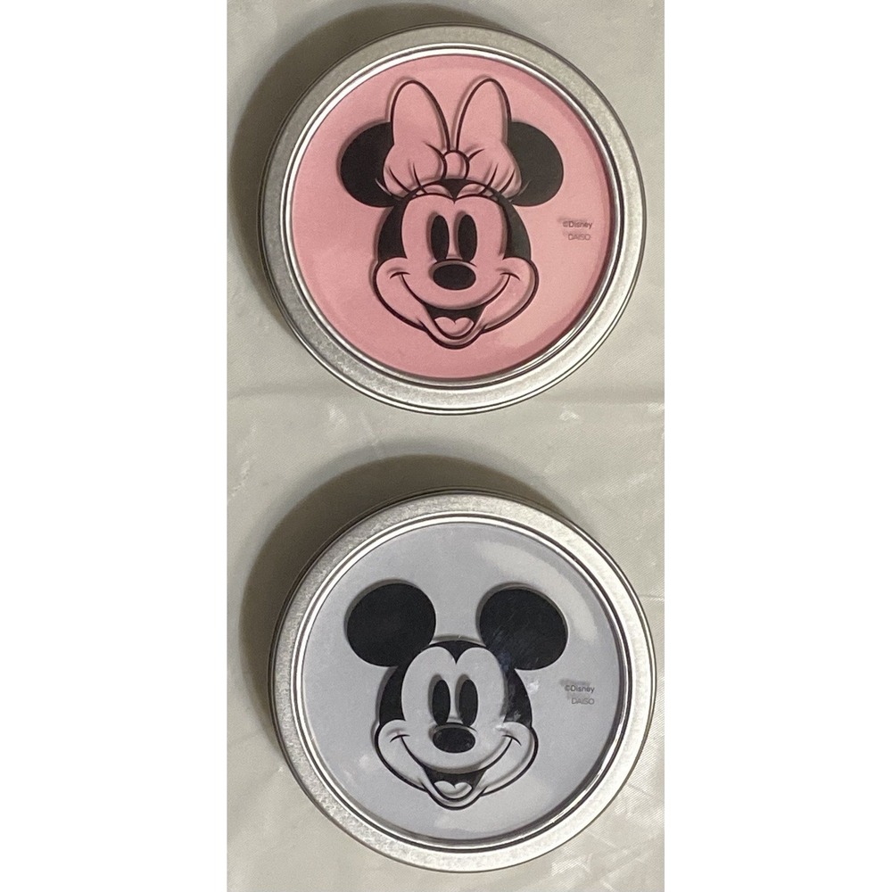 Daiso Disney Mickey‎ and Minnie Mouse Magnetic Cases - Set of 2